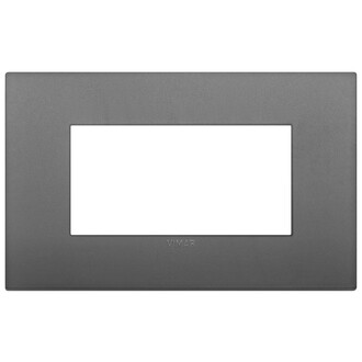 Накладка на 4 модуля серая