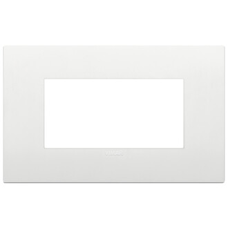 Накладка на 4 модуля белая