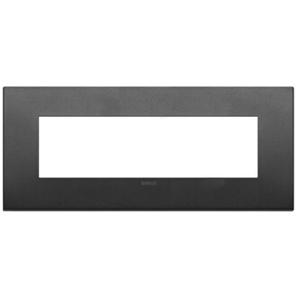 Накладка на 7 модулей графит матовый