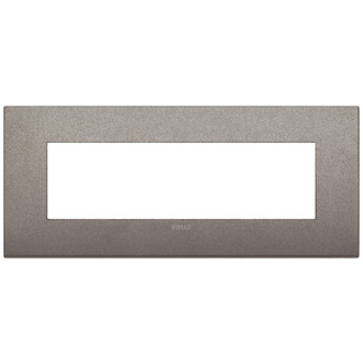 Накладка на 7 модулей титан матовый