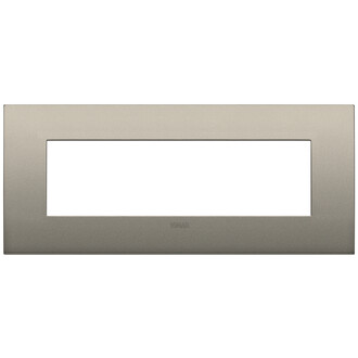 Накладка на 7 модулей шампань матовый