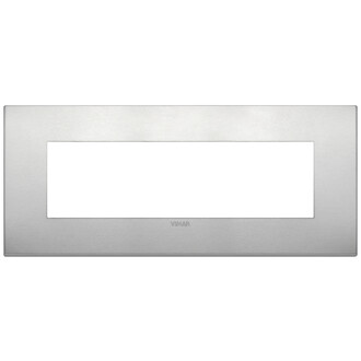 Накладка на 7 модулей натуральный алюминий