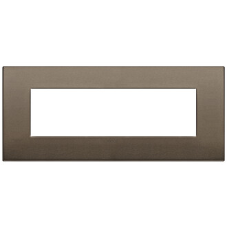 Накладка на 7 модулей бронза темная