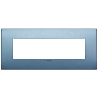 Накладка на 7 модулей синяя матовая