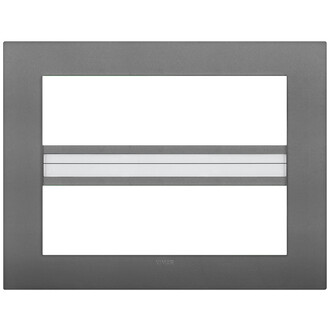 Накладка на 14 модулей серая