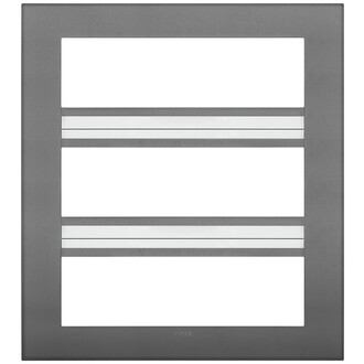 Накладка на 21 модуль серая