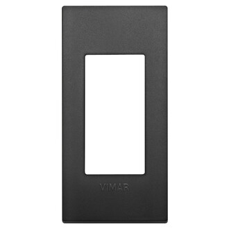 Накладка на 1 модуль для панелей черная