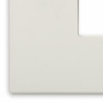 Накладка на 1 модуль для панелей слоновая кость