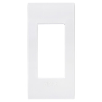 Накладка на 1 модуль для панелей белая