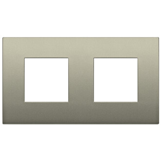 Накладка на 4 модуля (2+2) 71мм шампань матовый