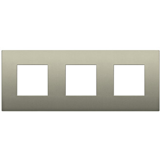 Накладка на 6 модулей (2+2+2) 71мм шампань матовый