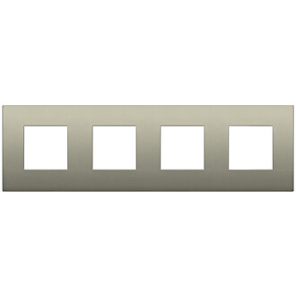 Накладка на 8 модулей (2+2+2+2) 71мм шампань матовый