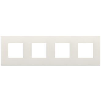 Накладка на 8 модулей (2+2+2+2) 71мм слоновая кость