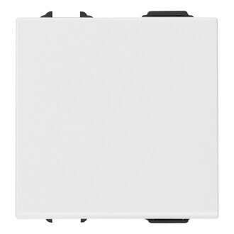 Кнопка 1п нр 10a 2 модуля, белая