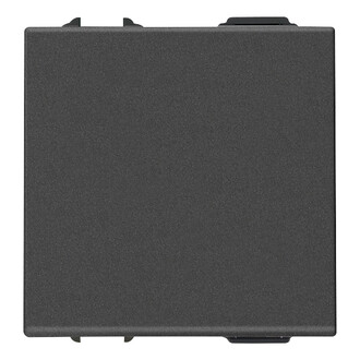 Переключатель 1П 16AX 2 модуля, карбон матовый