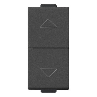 Переключатель 2П 10AX, карбон матовый