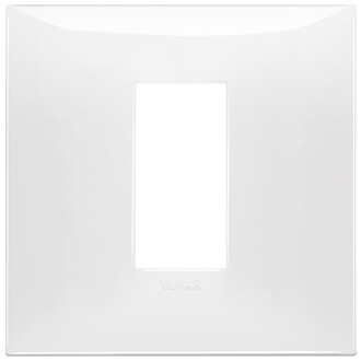 Накладка на 1 модуль для коробки на 2 модуля, белая