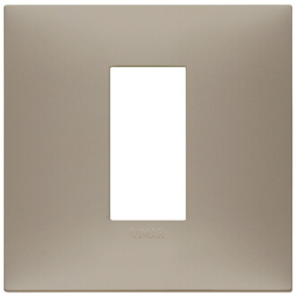 Накладка на 1 модуль для коробки на 2 модуля, горлица матовая