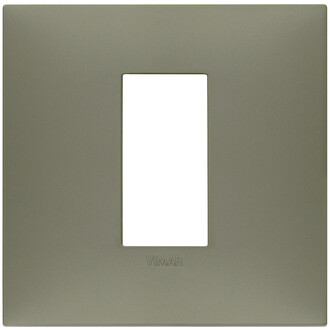 Накладка на 1 модуль для коробки на 2 модуля, глина матовая