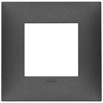 Накладка на 2 модуля, карбон матовый