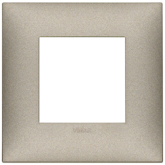 Накладка на 2 модуля, титан матовый