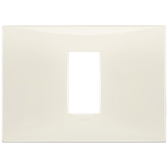 Накладка на 1 модуль для коробки на 3 модуля, слоновая кость