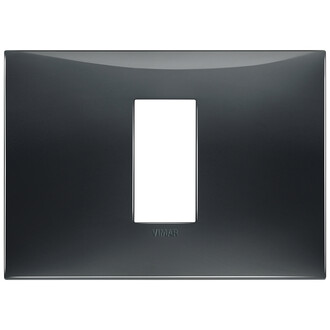 Накладка на 1 модуль для коробки на 3 модуля, ардезия