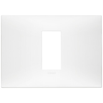 Накладка на 1 модуль для коробки на 3 модуля, белая матовая