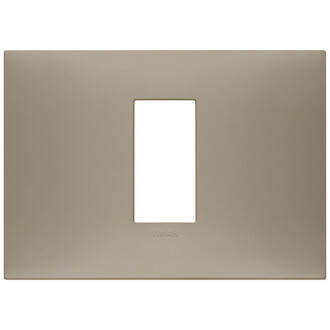 Накладка на 1 модуль для коробки на 3 модуля, горлица матовая