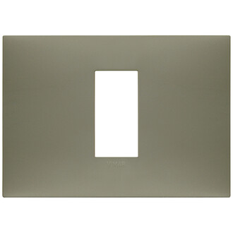 Накладка на 1 модуль для коробки на 3 модуля, глина матовая