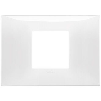 Накладка на 2 модуля для коробки на 3 модуля, белая