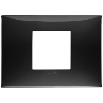 Накладка на 2 модуля для коробки на 3 модуля, черная