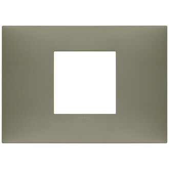 Накладка на 2 модуля для коробки на 3 модуля, глина матовая