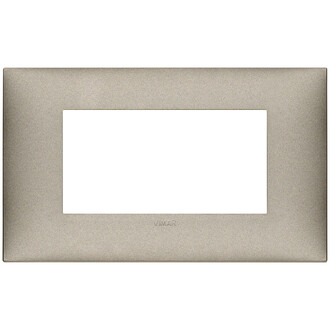 Накладка на 4 модуля, титан матовый