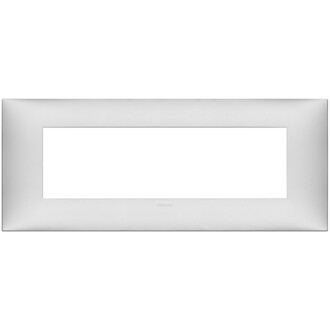 Накладка на 7 модулей, серебро матовое