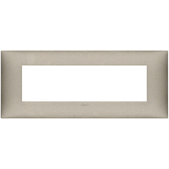 Накладка на 7 модулей, титан матовый