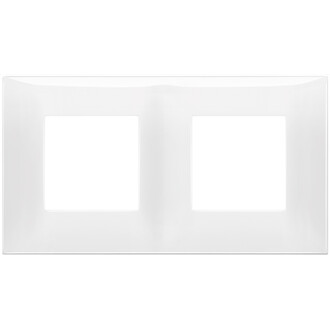 Накладка на 4 модуля (2+2), белая