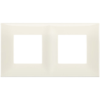 Накладка на 4 модуля (2+2), слоновая кость