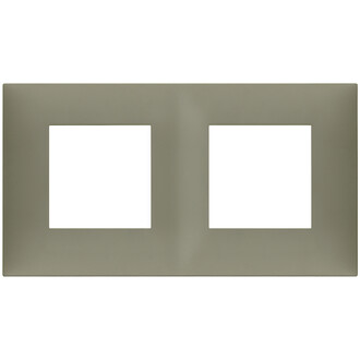 Накладка на 4 модуля (2+2), глина матовая