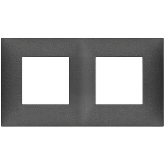 Накладка на 4 модуля (2+2), карбон матовый