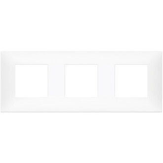 Накладка на 6 модулей (2+2+2), белая матовая