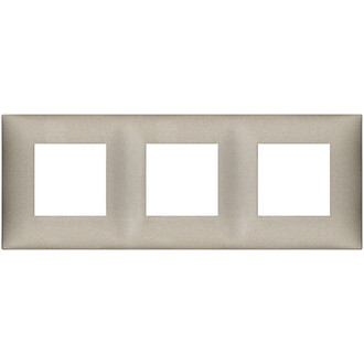 Накладка на 6 модулей (2+2+2), титан матовый