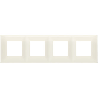 Накладка на 8 модулей (2+2+2+2), слоновая кость