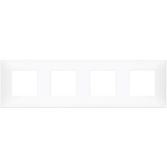 Накладка на 8 модулей (2+2+2+2), белая матовая