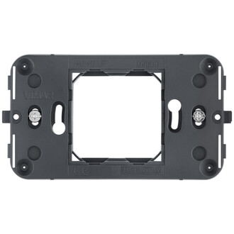 Суппорт на 2 модуля центрально,горизонтальный с винтами