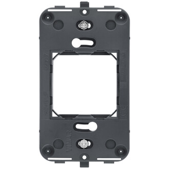 Суппорт на 2 модуля центрально,вертикальный с винтами