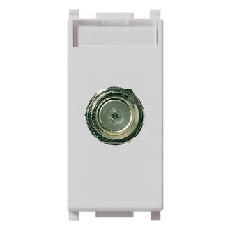 Розетка tv tipo f, серебро