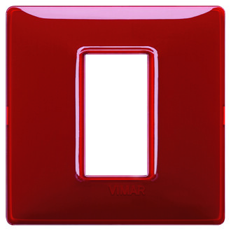 Накладка на 1 модуль рефлекс 'рубин'