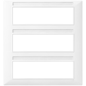 Накладка на 21 модуль (7+7+7), белая