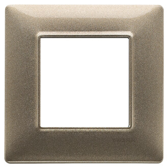 Накладка на 2 модуля бронза металлизированная